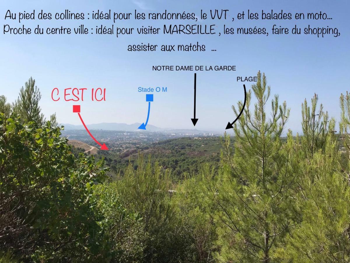 Chambre D Hotes Au Coeur Des Oliviers Marseille Bagian luar foto